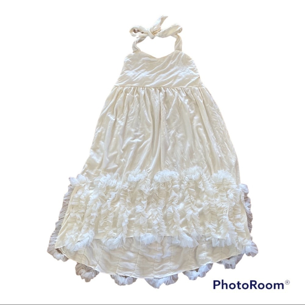 High-Low Ruffled Halter Dress - Picture 2 of 9